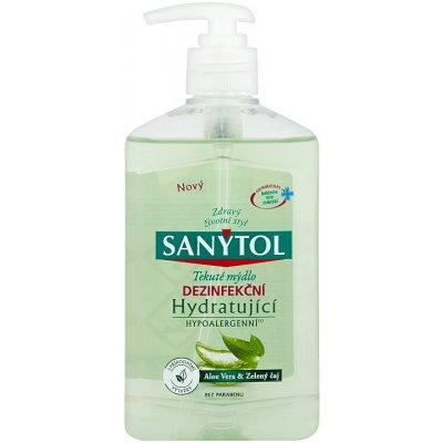 Sanytol dezinfekční hydratující mýdlo zelený čaj & aloe vera 250 ml – Zbozi.Blesk.cz