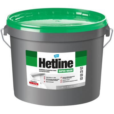 HET HETLINE SUPER WASH interiérová vysoce omyvatelná barva 12kg – Zbozi.Blesk.cz