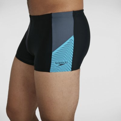 Speedo Dive Aquashort black /USA Charcoal/Hypersonic Blue – Zboží Mobilmania