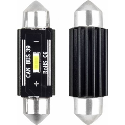 LED CANBUS 1860 1SMD UltraBright Festoon C5W C10W C3W 39mm White 12V/24V, AMiO 02443 – Hledejceny.cz