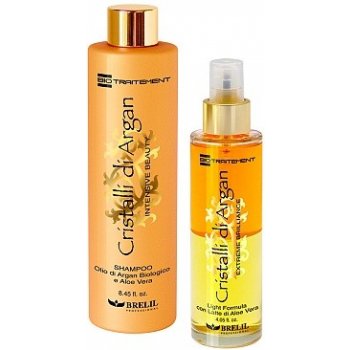 Brelil šampon s bio arganovým olejem 250 ml + vlasový spray s bio argan. olejem 120 ml dárková sada