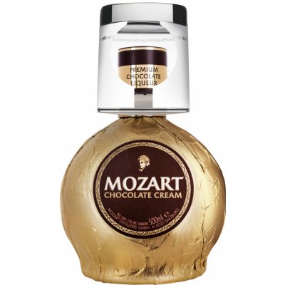 Mozart Chocolate Gold Cream 17% 0,5 l (dárkové balení 1 sklenice) – Sleviste.cz