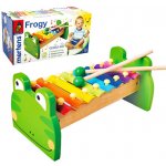 Bino Dřevěný xylofon žabka – Zboží Dáma
