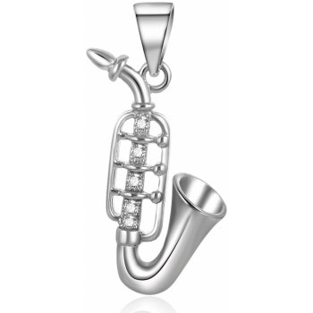 Nubis Stříbrný přívěšek saxofon NB 4182
