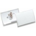 Durable - jmenovka - 40×75 mm, s klipem a špendlíkem – Zboží Dáma