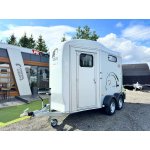 CHEVAL LIBERTE Přívěs pro koně TOURING JUMPING®, 2x dveře, sedlovna, BÍLÝ – Zbozi.Blesk.cz