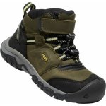 Keen Ridge Flex Mid Wp Children dark olive/dusky citron – Hledejceny.cz