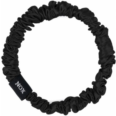 NOX silk 100% hedvábná gumička do vlasů černá – Zboží Dáma