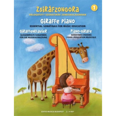 GIRAFFE PIANO 1 nejdůležitější sonatiny pro rozvoj klavírní hry – Zboží Mobilmania