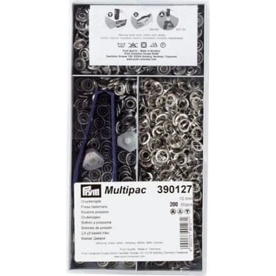 Knoflík stiskací JERSEY 10mm nikl (200ks) - PRYM – Hledejceny.cz