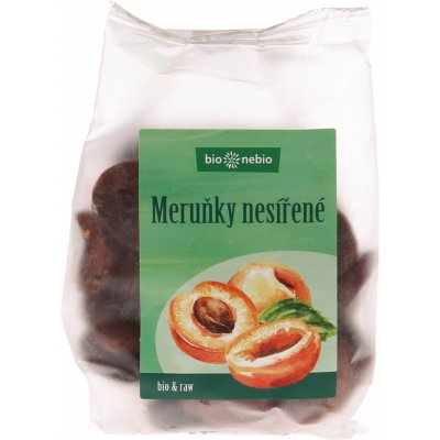 BioNebio Sušené meruňky nesířené 300 g – Zboží Mobilmania