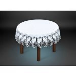 MyBestHome Žakárový ubrus Justyna kulatý šedá Ø 140cm – Zboží Dáma MyBestHome Žakárový ubrus Justyna kulatý šedá Ø 140cm – Zboží Dáma