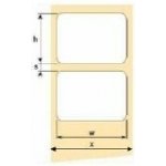 OEM samolepící etikety 68mm x 38mm, bílý papír, cena za 2000 ks (LBL068038PB_kotouc) – Zboží Živě