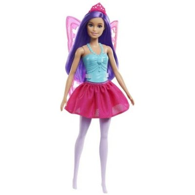 Barbie Fairy Ballet Dancer Purple Hair – Zboží Mobilmania