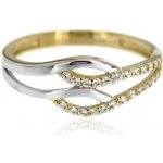 Zlatnictví U Kostela dámský dvoubarevný zlatý prsten 1705 – Hledejceny.cz