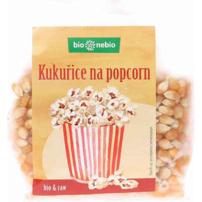 BioNebio Bio kukuřice na popcorn 250 g – Zbozi.Blesk.cz