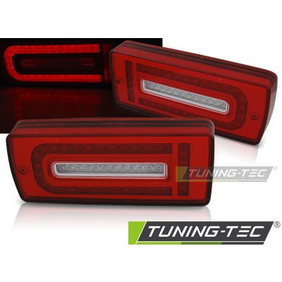 ZADNÍ SVĚTLA, SVĚTLOMETY MERCEDES G-KLASA, W463, 2007-2017, LED, RED/WHITE – Hledejceny.cz