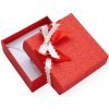 Dárková krabička JK Box Červená s mašličkou GS-5/A7