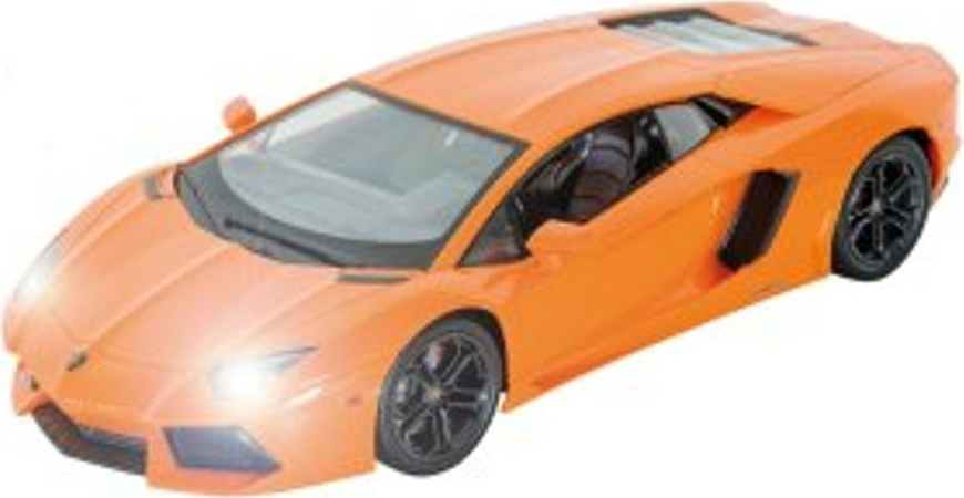 Siva Lamborghini Aventador LP 700-4 licencovaný model LED 100% RTR oranžová 1:14