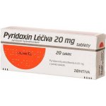 PYRIDOXIN LÉČIVA POR 20MG TBL NOB 20 – Sleviste.cz