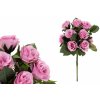 Květina Autronic Růže, puget, barva růžová Květina umělá KU4150