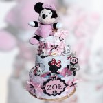 BabyDort třípatrový plenkový dort pro miminko MINNIE MOUSE – Hledejceny.cz
