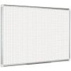 Tabule Bi-Office Bílá popisovací tabule s potiskem, čtverce/rastr, nemagnetická, 1800 x 1200 mm