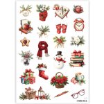 MINIMEE Papírové samolepky v aršíku A5 Vánoční plánování – Zboží Dáma