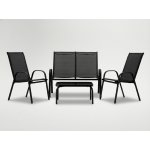 Pro-Tech shop Zahradní nábytek s stolkem – černý 62186 NEO6397 – Hledejceny.cz