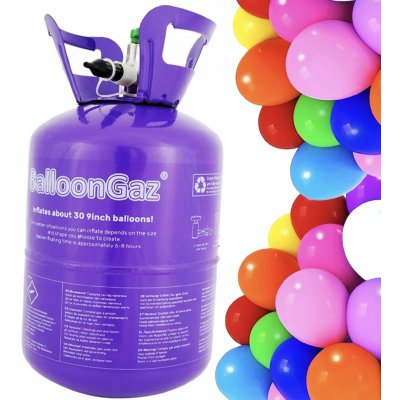 BalloonGaz Helium do balónku + sada 50 balónku v balení
