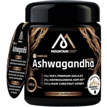 Ashwagandha Plus Mountaindrop mumio 25 g s ashwagandhou KSM-66 25 g a kaštanovým medem 300 g