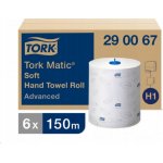 TORK 290067 Advanced papírové ručníky bílé na roli do MATIC BOX 150m (cena za 6 rolí) H1 – HobbyKompas.cz