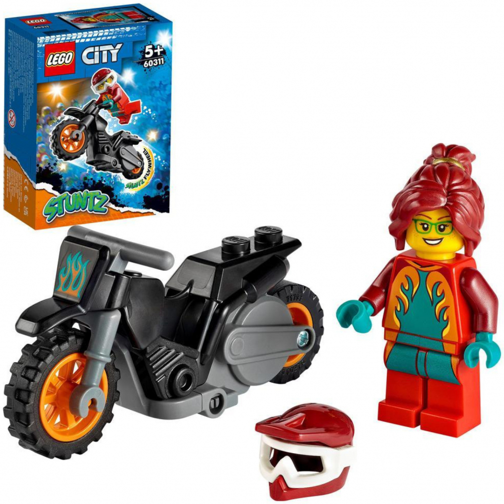 LEGO® City 60311 Ohnivá kaskadérská motorka