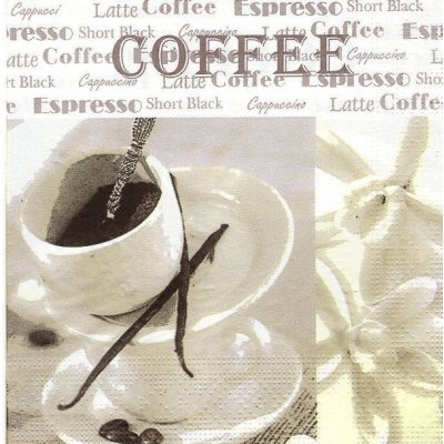 ubrousky 33 x 33 cm káva – Zboží Mobilmania