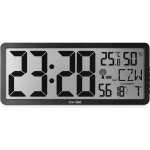 Digitální Nástěnné Hodiny Kalendář Budík Vlhkoměr Automatické DCF TermHoff TH-CK1 – Zboží Dáma