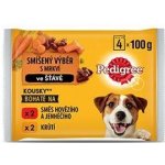 Pedigree masový výběr s mrkví ve šťávě 4 x 100 g – Sleviste.cz