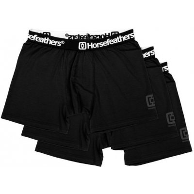 Horsefeathers Dynasty boxer shorts black 3 pack – Zboží Mobilmania