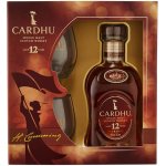 Cardhu 12y 40% 0,7 l (dárkové balení 2 sklenice) – Zboží Dáma