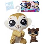 Přívěsek na klíče Hasbro Littlest Pet Shop LPS opička Clicks Monkeyford s klipem – Zboží Mobilmania