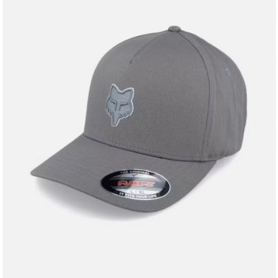 Fox Fox Head Flexfit Hat Steel Grey – Zboží Mobilmania