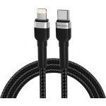 Wozinsky WNBCL2 USB-C PD, Apple Lightning, 2m, černý – Hledejceny.cz