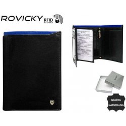 Pánská kožená peněženka N4 RVT 6887 černá