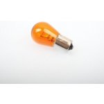 Žárovka PY21W 12V 21W oranžová vyosené kontakty TESLA