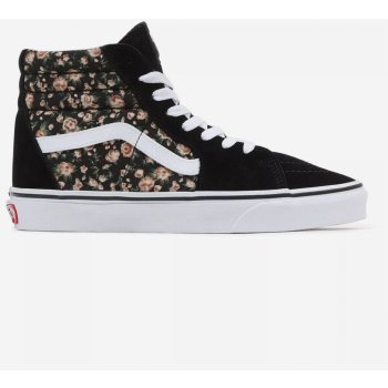 Vans dámské květované kotníkové tenisky se semišovými detaily UA SK8-Hi černé