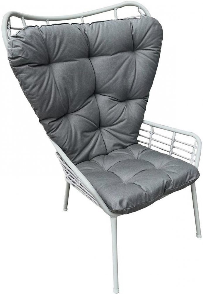 BAUMAX Židle ratan Oxford s polštářem 86x81x112cm | Srovnanicen.cz