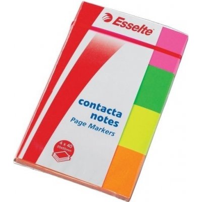 Záložky samolepicí Contacta Notes neonové – Hledejceny.cz