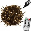 Vánoční osvětlení Voltronic 46905 Vánoční LED osvětlení 5 m teple bílá 50 LED zelený kabel