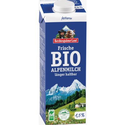 BGL Bio Čerstvé alpské polotučné mléko 1 l – Zboží Dáma