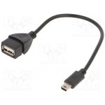 Gembird A-OTG-AFBM-002 USB MINI BM na AF USB 2.0 OTG, 15cm – Hledejceny.cz