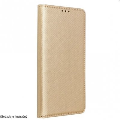 Pouzdro Smart Case Book pre Motorola Moto G62, zlaté